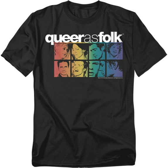 Queer As Folk T-Shirt Cast Unisex Graphic Tee For Men & Women