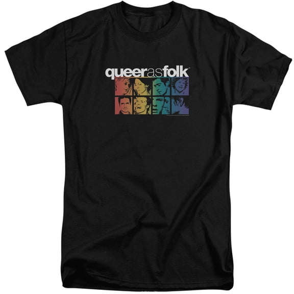 Queer As Folk - Cast - Tall Fit Short Sleeve Shirt - XXX-Large