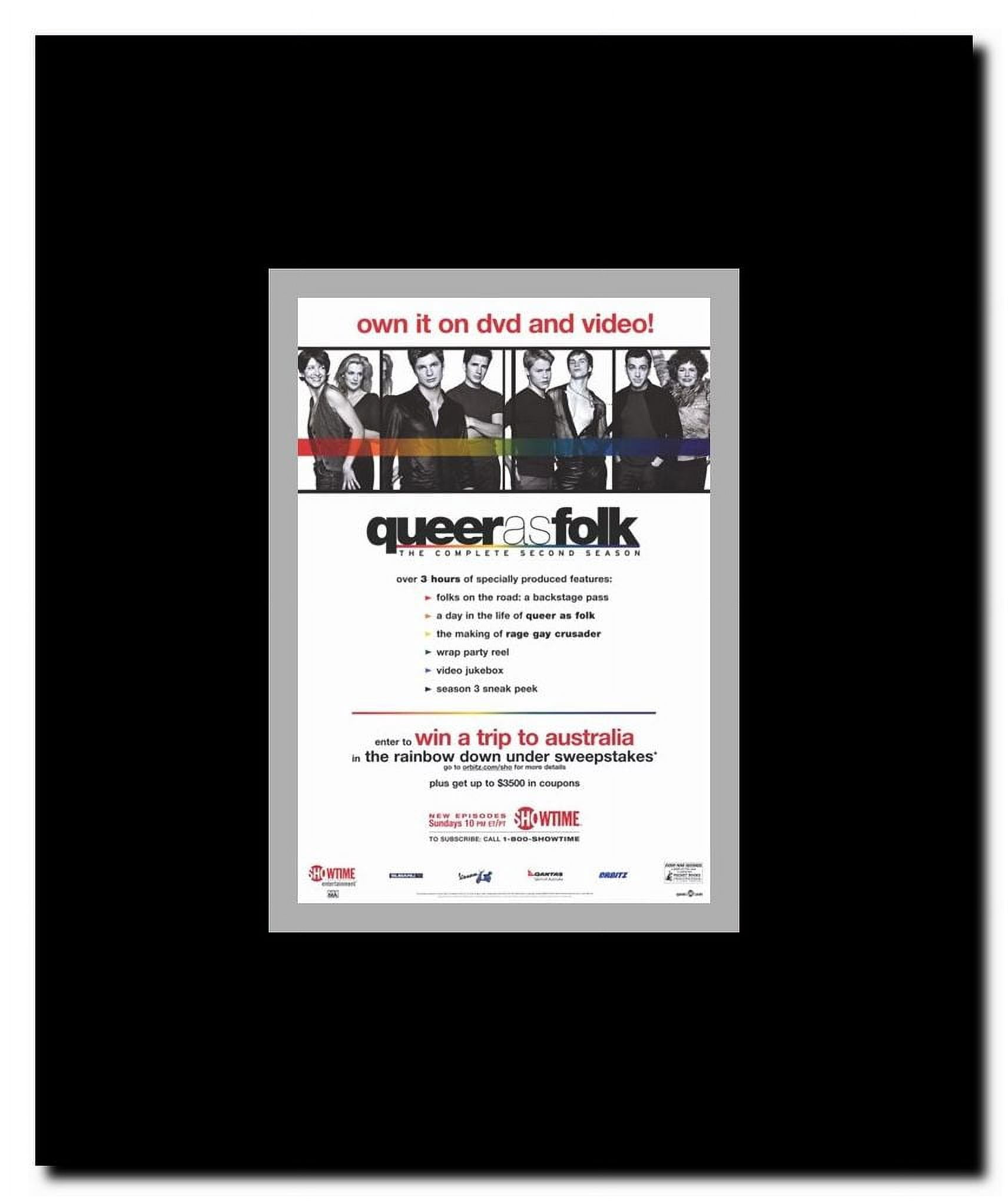 Queer As Folk Framed Movie Poster