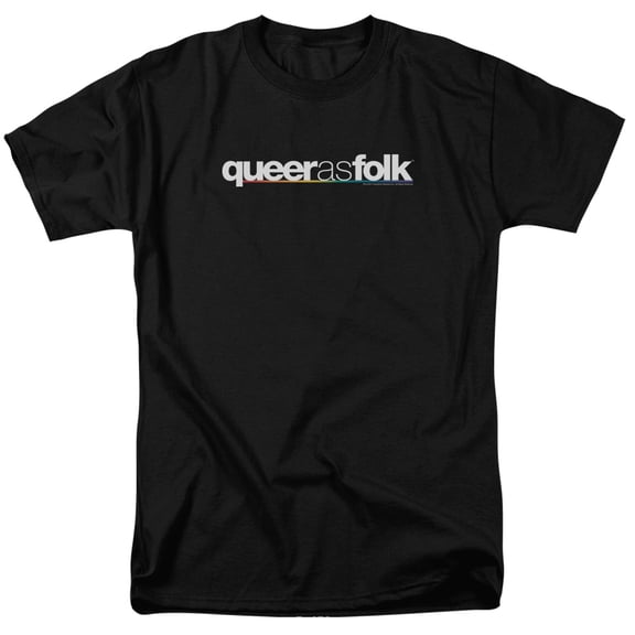 Queer As Folk Logo Officially Licensed Adult T Shirt