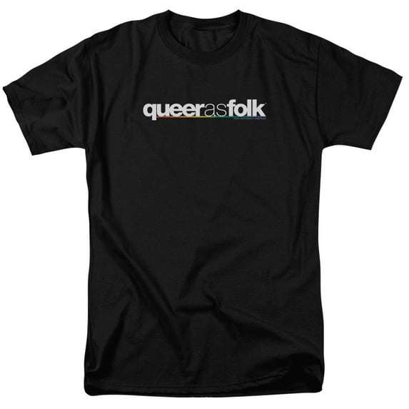 Queer As Folk Logo Officially Licensed Adult T Shirt