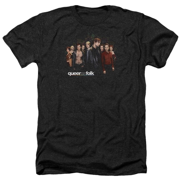 Queer As Folk - Title - Heather Short Sleeve Shirt - Large