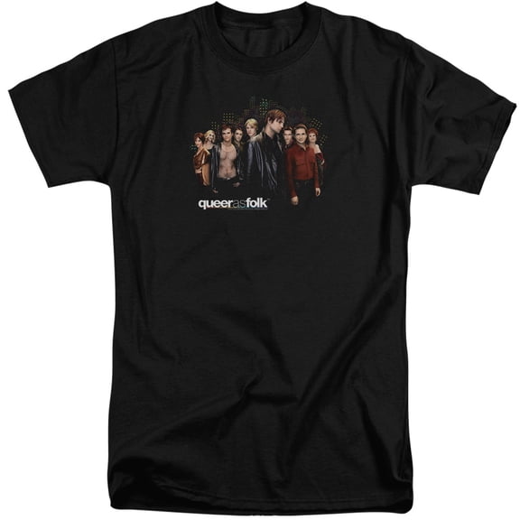 Queer As Folk - Title - Tall Fit Short Sleeve Shirt - X-Large