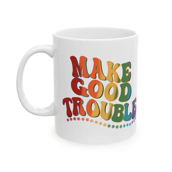 Queer RainB1Ow Mug Colorful Pride Gift