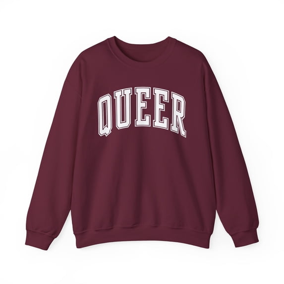 Queer Sweatshirt Gifts Crew Neck Shirt Long Sleeve Unisex