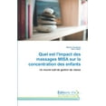 thumbnail image 1 of Quel est l'impact des massages MISA sur la concentration des enfants (Paperback), 1 of 1