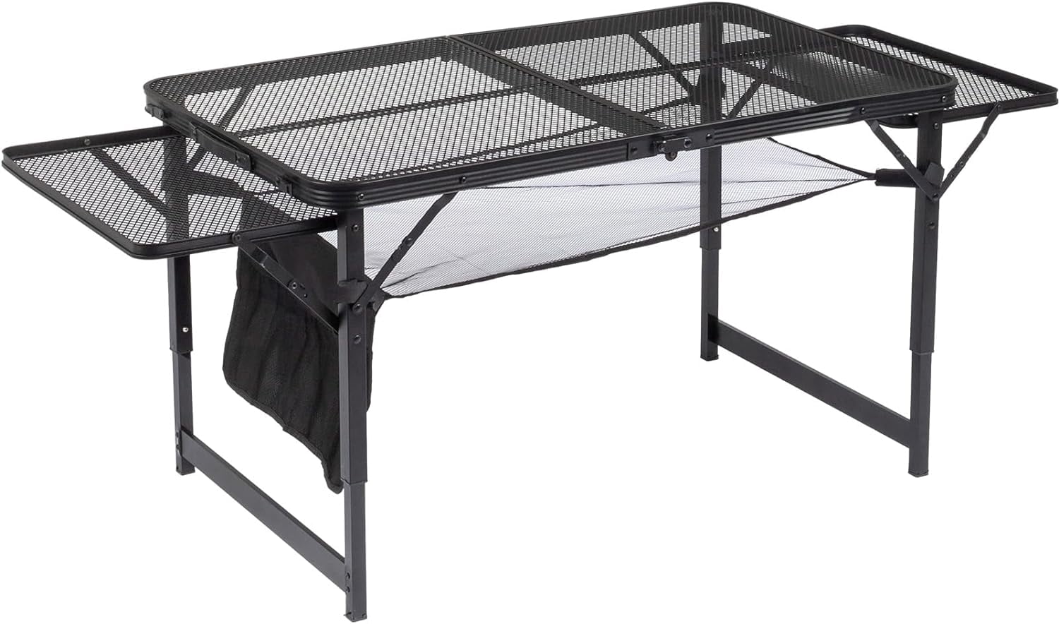 QuellQuest 4.7ft Outdoor Grill Table, Foldable Camping Table, Portable ...