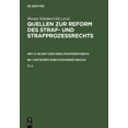 thumbnail image 1 of Quellen Zur Reform Des Straf- Und Strafproze?rechts. Abt. II Ns-zeit 1933-1939 : Strafgesetzbuch: Entw?rfe Eines Strafgesetzbuchs, 1 of 1