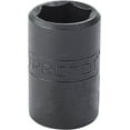 thumbnail image 1 of Queller Wholesale  0.25 Drive x 0.375 in. Proto Socket - 6-Point, Standard, Black Oxide, 1 of 2