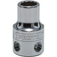 thumbnail image 1 of Queller Wholesale  0.375 in. Drive 8 mm Proto Socket - 12-Point, Deep - Tether Ready, Chrome, 1 of 1