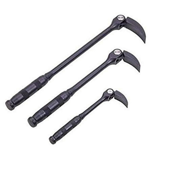 Queller Wholesale  8, 12 & 16 in. Pry Bar Set - Chisel End