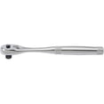 thumbnail image 1 of Queller Wholesale  Proto Hand Ratchet - Pear, Reversing - 5.5 in. Overall - Chrome, 8 deg Min Arc Swing, 1 of 2