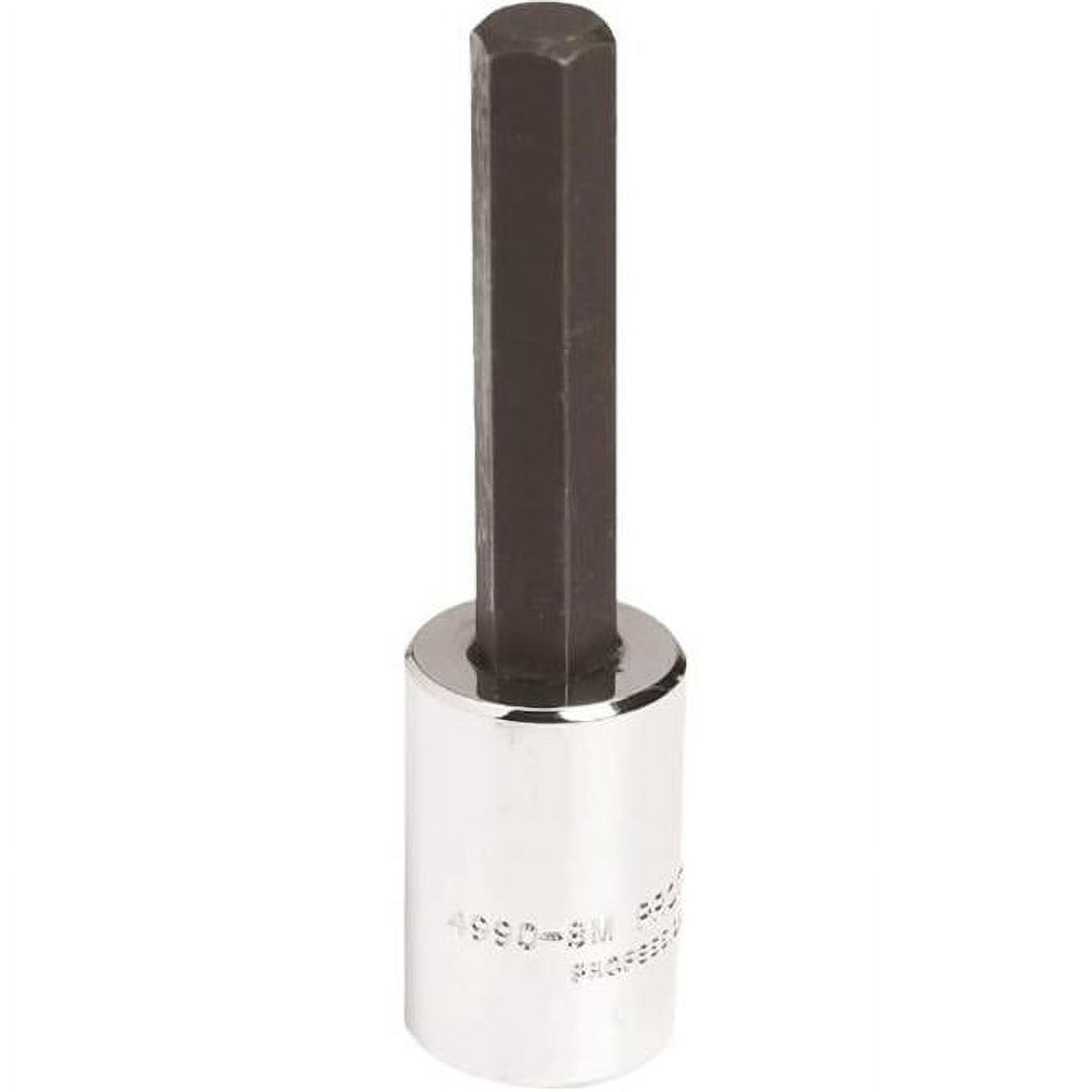 Queller Wholesale  Proto Socket Bit - 0.5 in. Drive Size, Hex Tip - 12 mm Tip Size - 3.25 in. Overall & Metric