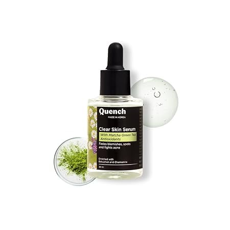 Quench Clear Skin Serum With Matcha Green Tea, Niacinamide & Hyaluronic Acid 30 ML