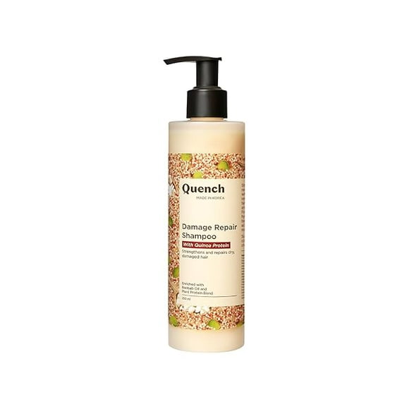 Quench Damage Repair Shampoo With Quinoa Protein & Ceramides For Dry & Damaged Hair 250 ML