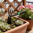 thumbnail image 1 of Quenched Steel Hand Rake - 5-Pronged Gardening Tool for Weeding, Planting & Flower Arrangement, Rust-Resistant, Lightweight Fiber Handle, 1 of 6