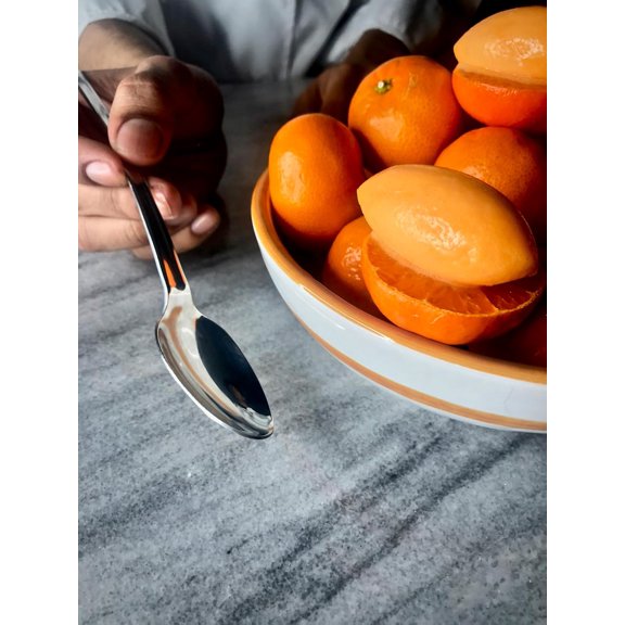 Quenelle Spoon - Stainless Steel Plating Spoon, 9.25 inches$$Home Decor, Kitchen, & Other