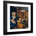 thumbnail image 1 of Quentin Massys 19x24 Black Modern Framed Museum Art Print Titled - The Adoration of the Magi (1526), 1 of 5
