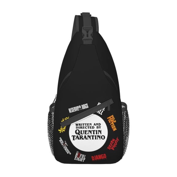 Quentin Tarantino Films Art Sling Chest Crossbody Bag Men Casual Pulp Fiction Kill Bill Shoulder Backpack for Travel Cycling