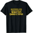 thumbnail image 1 of Quentinen and Tarantined by Writtin Directino - Funny Meme T-Shirt, 1 of 3