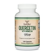 Quercetin 1000mg with Bromelain 200mg, 120 Capsules - 2 Month Supply Powerful AMPK Metabolic Activator Comprehensive Immune System Support by Double Wood Supplements