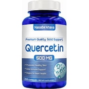 NasaBeahava Quercetin Antioxidant Supplement for Skin, Heart, Immune Support, 500mg, 200 Capsules