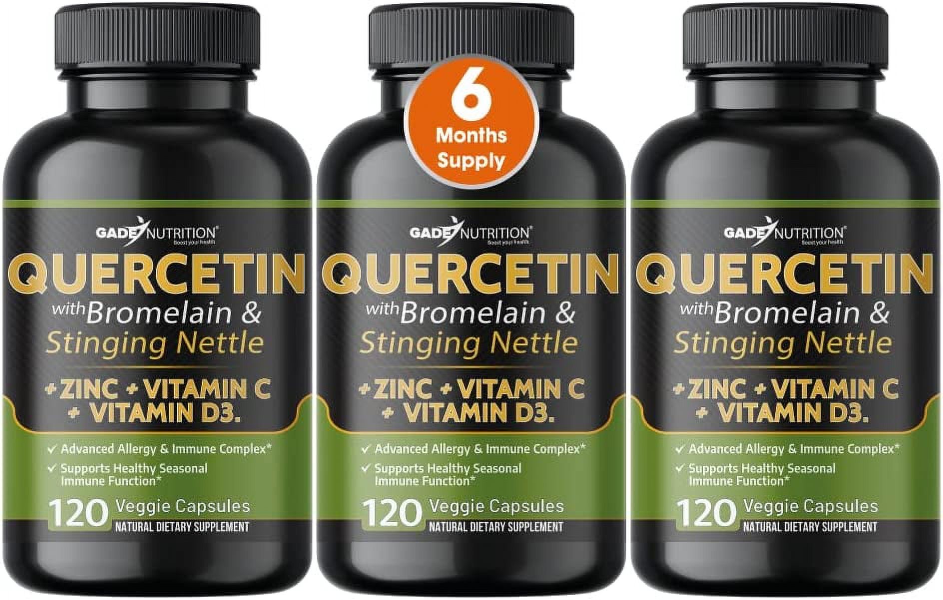 Quercetin with Vitamin C and Zinc Nettle Quercetin Quercetin 500mg
