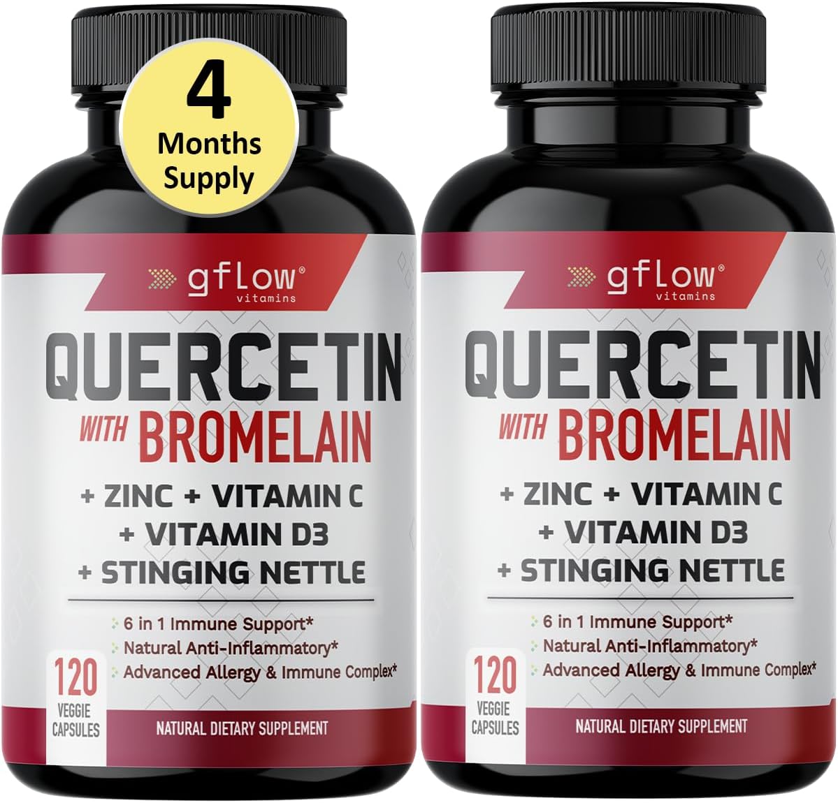 Quercetin With C And Zinc Quercetin 500Mg Quercetin With Bromelain