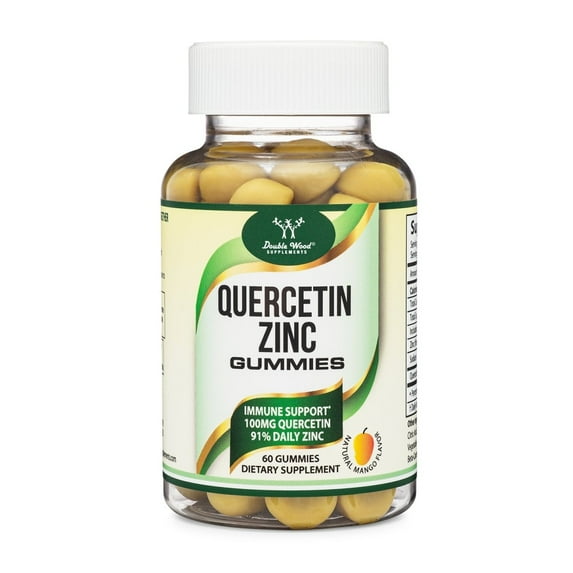 Quercetin + Zinc Gummies - 60 x 50 mg gummies - Immune Support Supplement