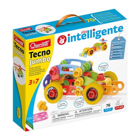 Quercetti Tecno Jumbo Nuts & Bolts Builder Set