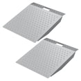 thumbnail image 1 of Queroig 1 Pair 24" x 48" Shed Ramp for Lawn Equipment, Anti-Slip Surface Loading Ramp, Supports 1500LBS, Driveway Ramp for Wheelchairs, ATVs, Lawn Mower, Garages & Barns, 1 of 7