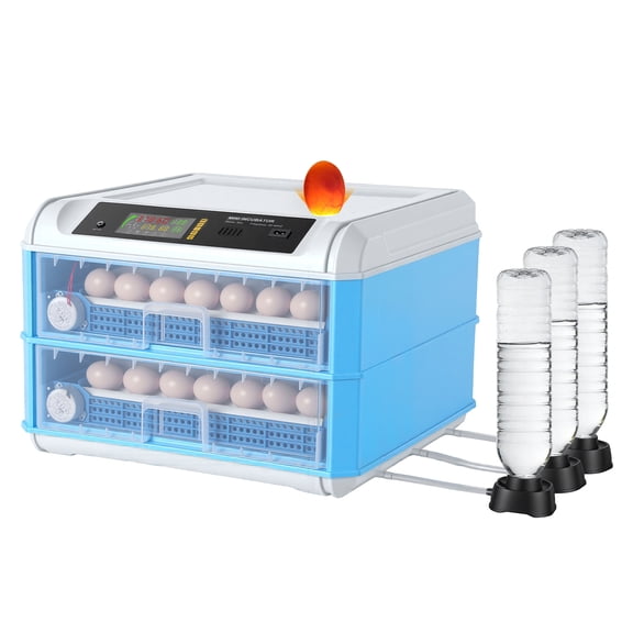Queroig 120 Egg Incubators for Hatching Eggs, Large Automatic Egg Incubators with Automatic Egg Turning & Temperature Control, Smart Poultry Hatcher for Chicken Duck Goose Quail Bird