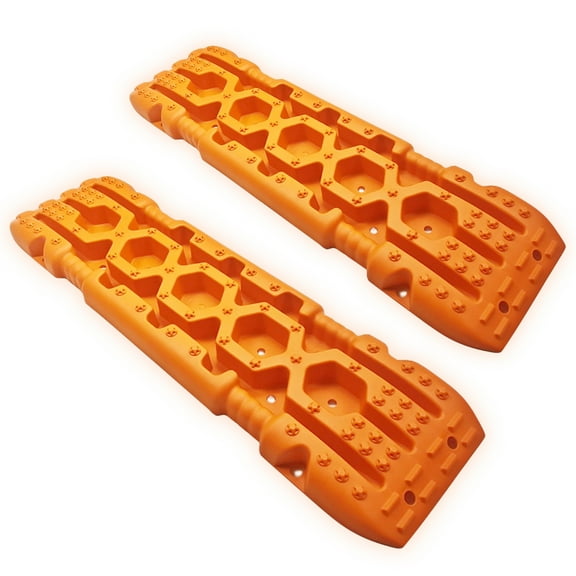 Queroig 2Pcs Off-Road Traction Boards, Recovery Boards, Traction Mat Recovery Tracks for Sand Mud Snow Track Tire Ladder