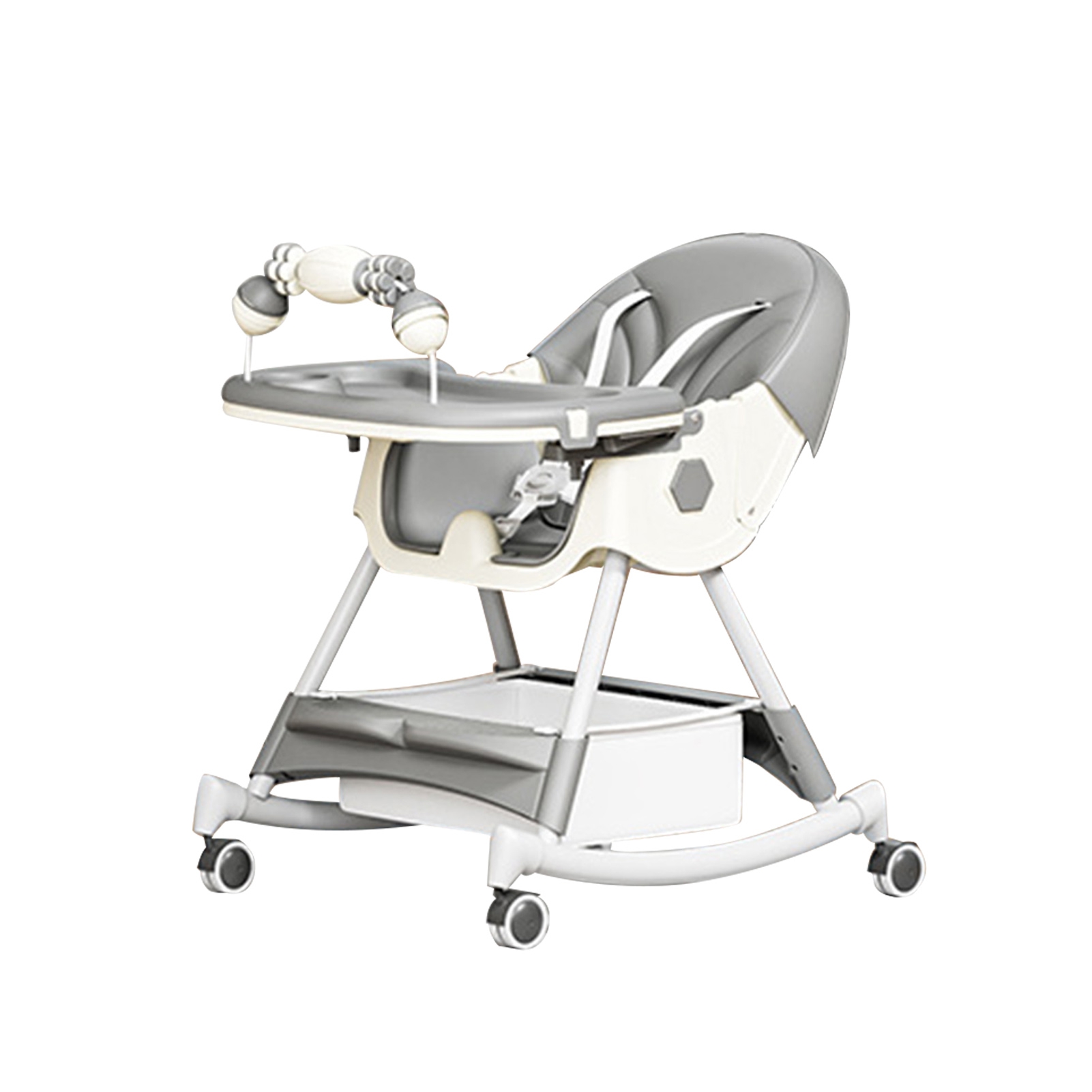 Queroig 5 in 1 Baby High Chair Portable Dining Chair with Adjustable