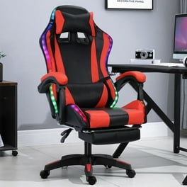 Hoffree Gaming Chair with Bluetooth Speakers Big and Tall Gamer Chair with Footrest and Massage Game Chair with Lumbar Support and 360 Swivel Seat and Headrest for Adults 400lbs Walmart