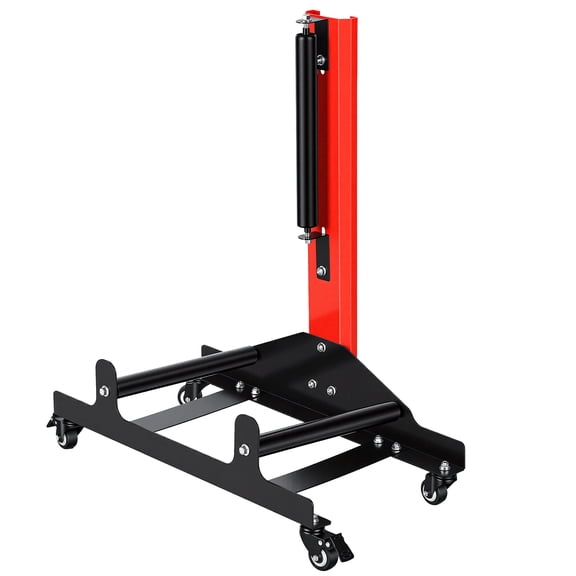 Queroig Rolling Wheel Detailing Stand, Car Wheel Cleaning Stand with 4 Casters, Heavy-Duty Tire Cleaning Stand with 3-Way Rotating Rollers for Ceramic Coating Tire Shine