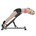 thumbnail image 1 of Queroig Roman Chair, Back Extension Bench, Hyperextension Roman Chair, Abdominal Exercise, Waist Extension Workout, Buttocks Machine, Sit Up Gym Bench Home Men Women Full Body, 1 of 7