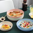 thumbnail image 1 of Queroig Snack Dish Stackable Smooth Surface Easy to Clean Large Capacity Heightened Base Multipurpose Round Candy Food Fruit Plate Kitchen Supplies, 1 of 7