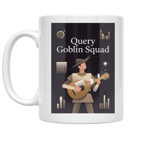 Query Goblin Squad Data Analyst Art - Data Analyst Enthusiast - 11 oz Ceramic Coffee Mug