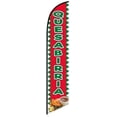 thumbnail image 1 of Quesabirria Swooper Windless feather Flag for Mexican Restaurants Advertising banner Sign - Replacement FLAG ONLY without Pole kit, 1 of 1