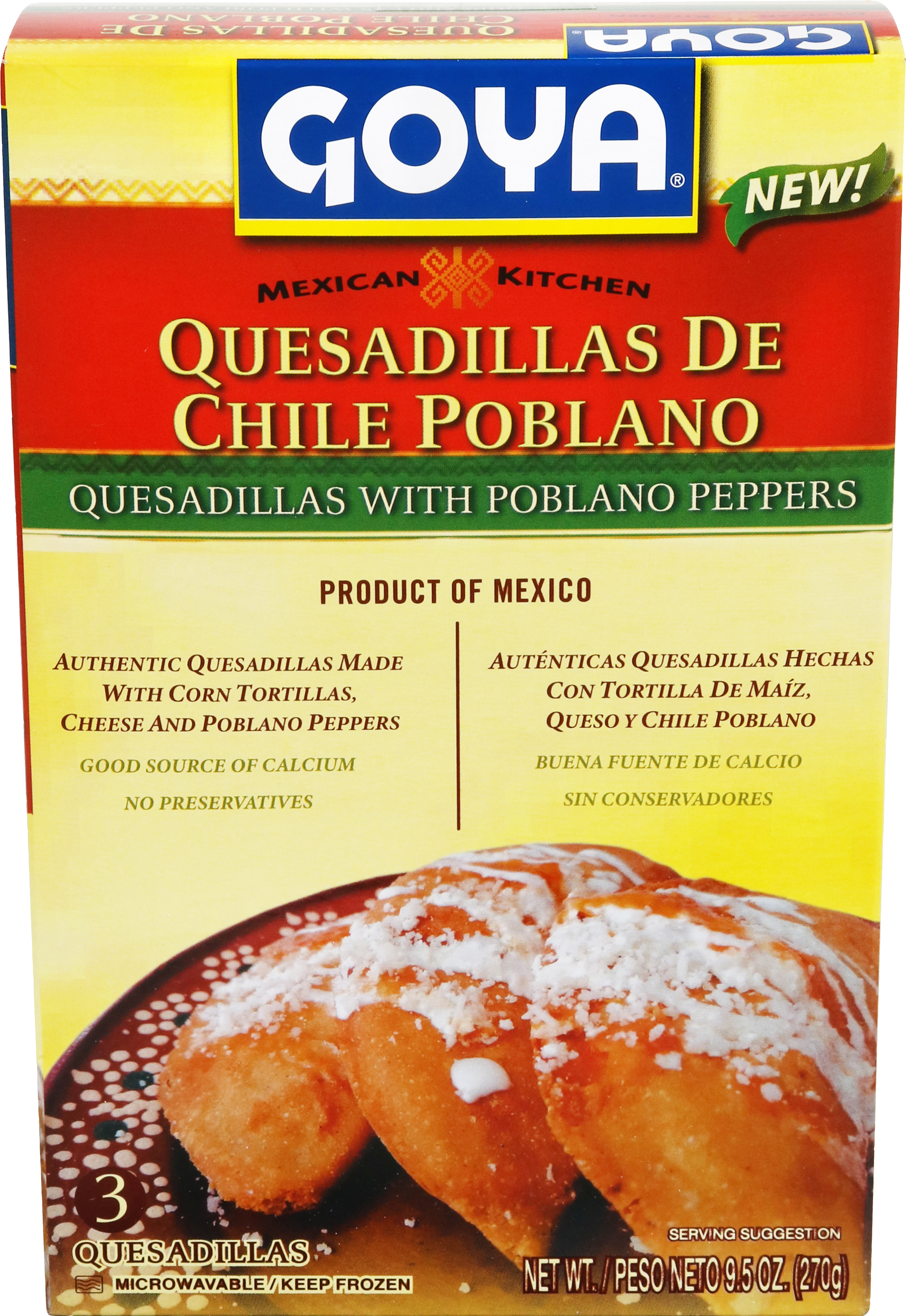 Quesadillas de Chile Poblano