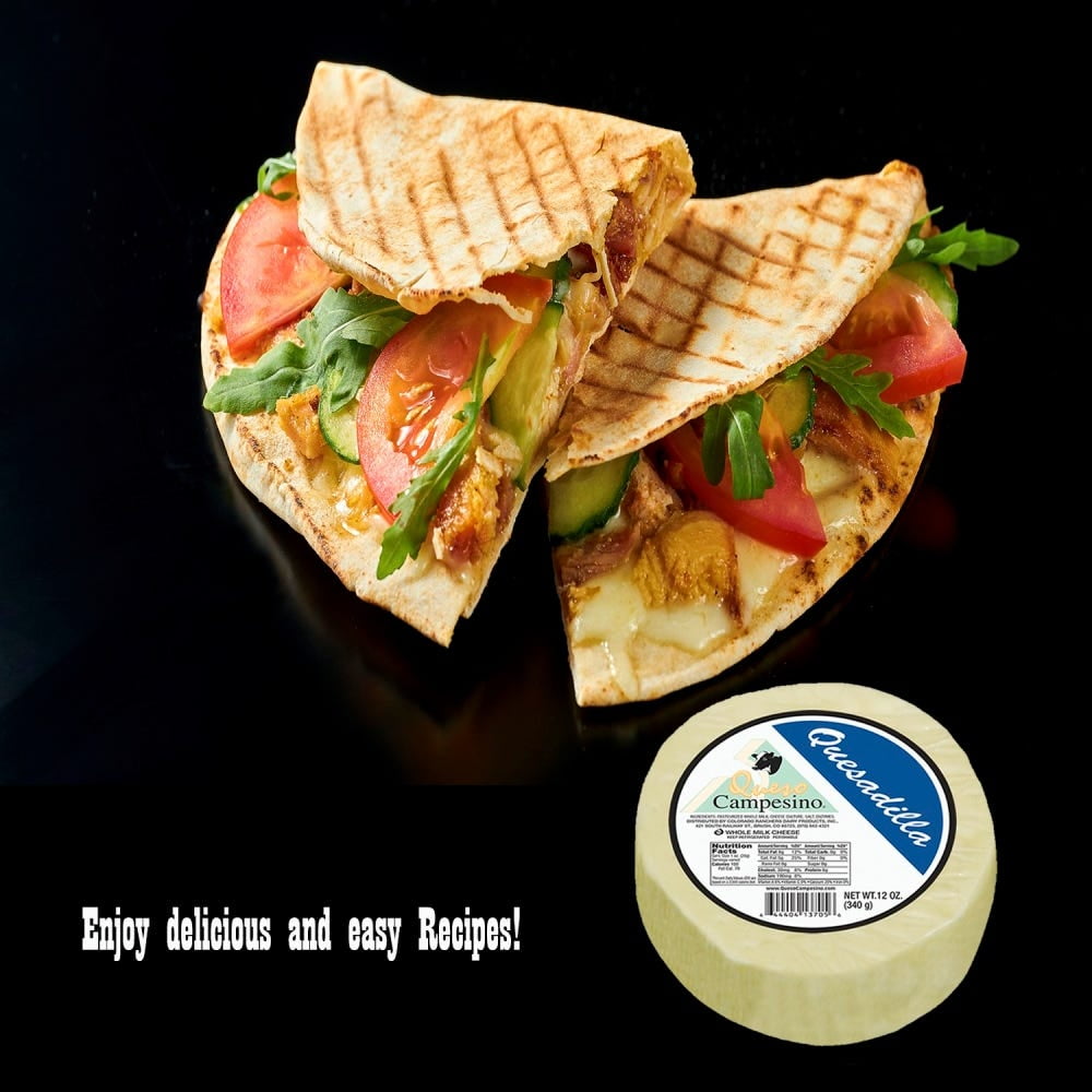Queso Campesino Quesadilla Cheese, 12OZ, 12 Pack