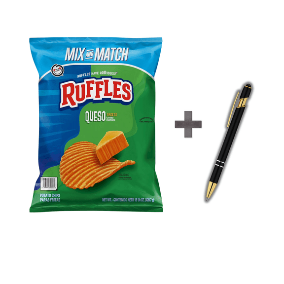 Queso Cheese Flavored Potato Chips, 15.125