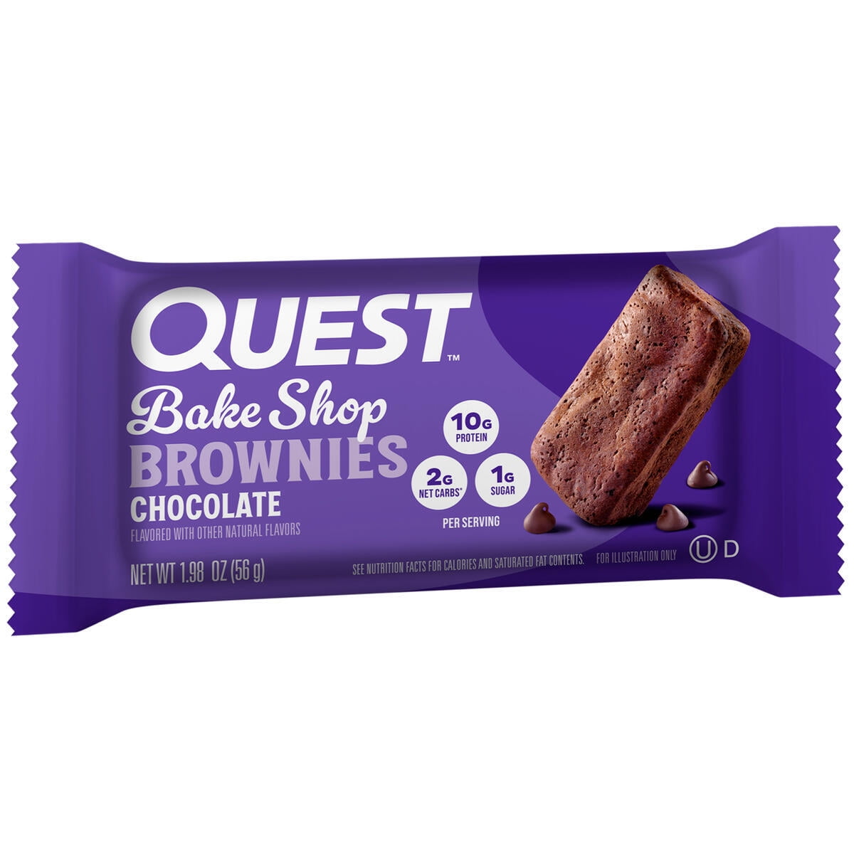 Quest Bake Shop 1.98-ounce (56g) Chocolate Brownies