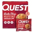 thumbnail image 1 of Quest Bake Shop Protein Muffins, Chocolate Chip Flavor, 10g Protein, 4 Count, 1 of 12