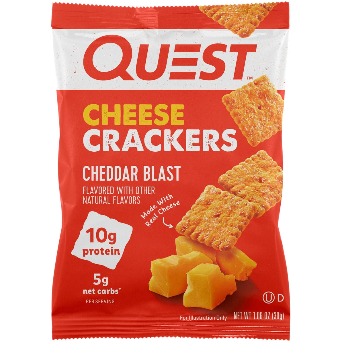 Quest™&nbsp; Cheese Crackers 1.06oz Cheddar Blast