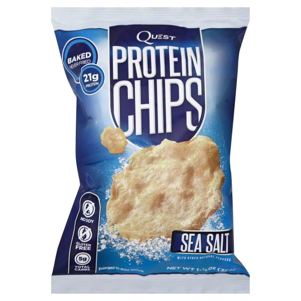 Quest Chips, 23 Grams of Protein, Sea Salt, 1.125 Oz, 1 Ct