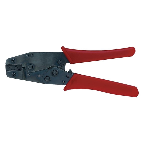 Quest D-Sub & V.35 8" Ratchet Crimp Tool, 18-30 AWG (Open Barrel Contacts)