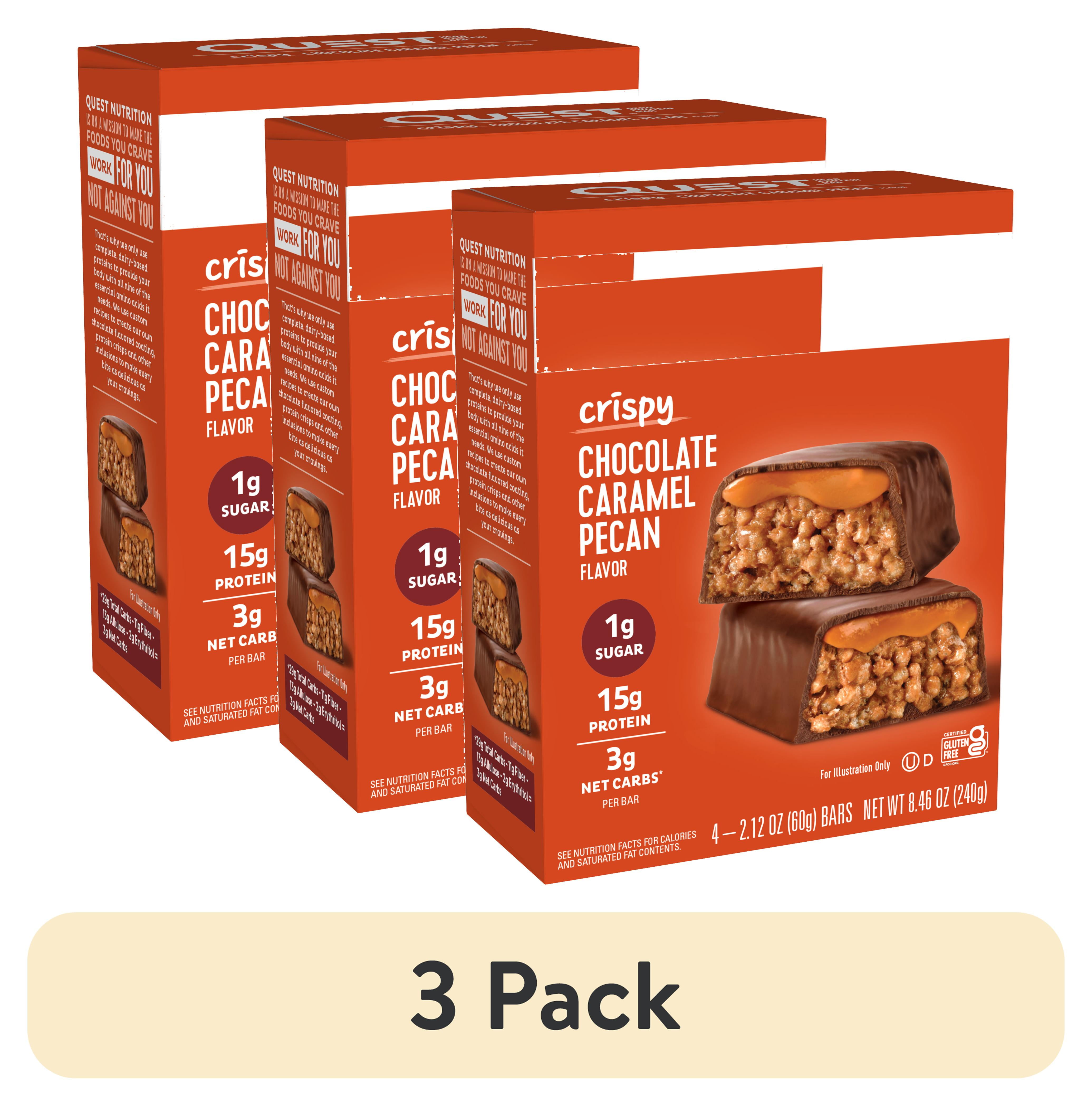 (3 pack) Quest Hero Protein Bars, Low Carb, Keto Friendly, Chocolate