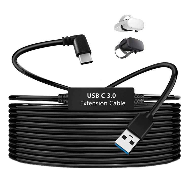 Quest Link Cable 16ft, for Oculus Link Cable with Signal Booster, Streaming  VR Game & Fast Charging USB C 3.0 Cable Compatible for Oculus Quest Headset  and Gaming PC 
